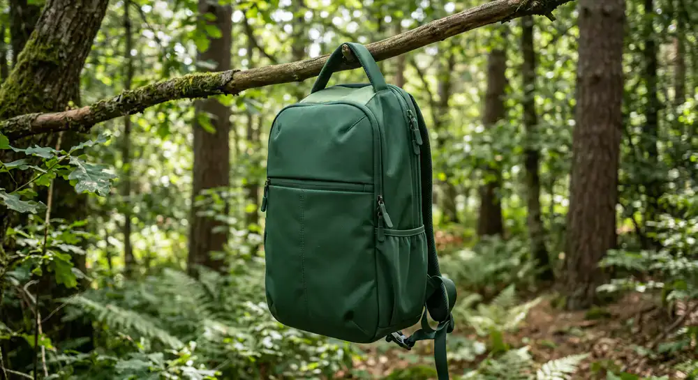Zaino termico moderno e compatto color verde foresta